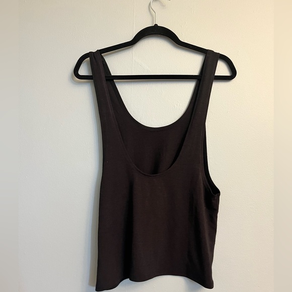 Montiel Black Tank with Scoop Back - Picture 2 of 3
